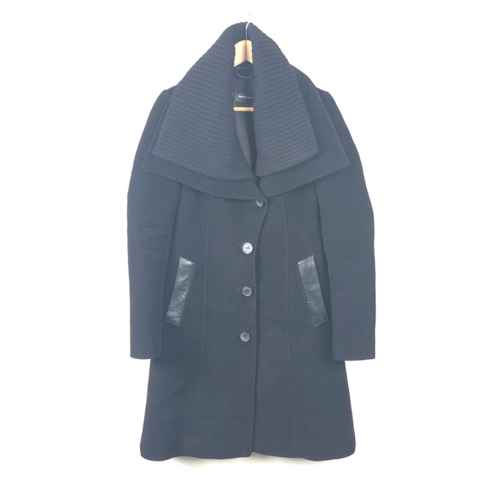 Mackage Coat Mona Wool Cashmere Peplum Jacket - Picture 2 of 14